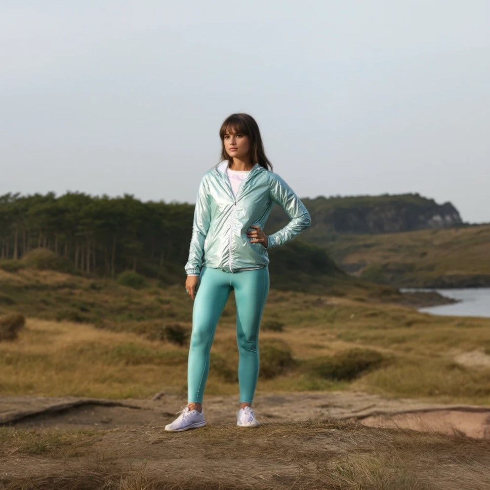Outdoor Aquamarine Leggings | Perfect for Gym and Outdoor Activities